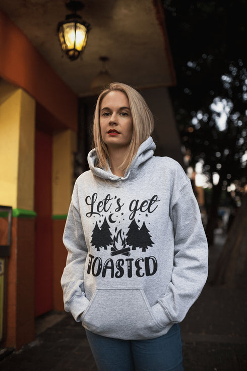 C & Win Sports Let's Get Toasted Hoodie Sport Grey / S - C & Win Sports